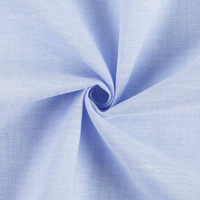 Tissu tissé teint en fil de haute qualité, écologique, 55% lin 45% coton, popeline 30S, pour vêtements formels et chemises décontractées pour hommes, femmes et enfants