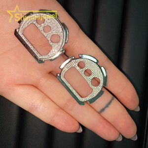 Cadran intérieur serti de pierres pour montre DW6900 GM6900, lunette entièrement sertie de pierres, boîtier de montre personnalisé serti de pierres, bracelet Hip Hop - Product Image 1