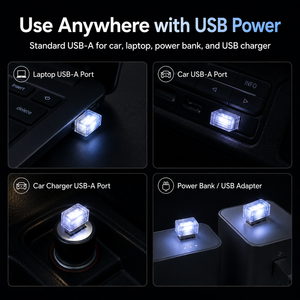 Lampada USB OEM ODM, Luce Notturna LED Mini Premium Personalizzata per Camera da Letto, Decorazione e Atmosfera - Product Image 6