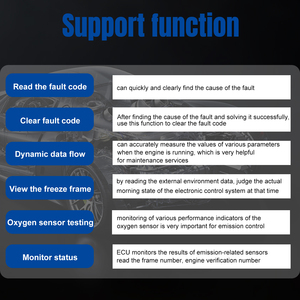 Kw818 obd2 קורא מכונית קוד אבחון סורק מנוע מנתח עם שפות מרובות גלאי תקלות רכב elm327 כלי - Product Image 6