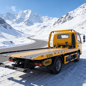 Camion de dépannage à plateau 4x2 de 5 tonnes, diesel, transmission manuelle, efficace, <span class=keywords><strong>neuf</strong></span>, pour le sauvetage routier, fourni directement par l'usine - Product Image 2