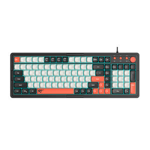 Havit KB866L <span class=keywords><strong>PRO</strong></span> <span class=keywords><strong>Clavier</strong></span> rétroéclairé multifonctions arc-en-ciel filaire rétroéclairé RVB pour joueur de bureau - Product Image 3