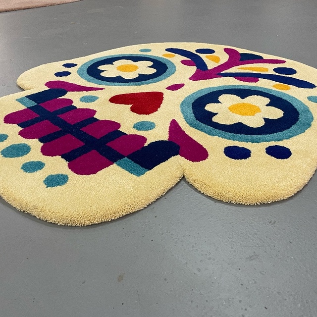 Customize Hand Tufted Animal Print Shape 3d Anime Special Shape Carpet Area Rugs for Living Room