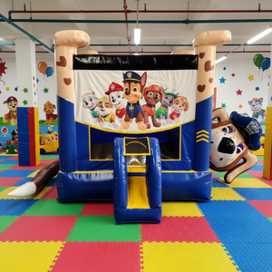 Château gonflable à thème <span class=keywords><strong>Pat</strong></span>'<span class=keywords><strong>Patrouille</strong></span> pour garçons, trampoline gonflable, taille et couleur personnalisables, capacité de 12 personnes pour les fêtes - Product Image 1