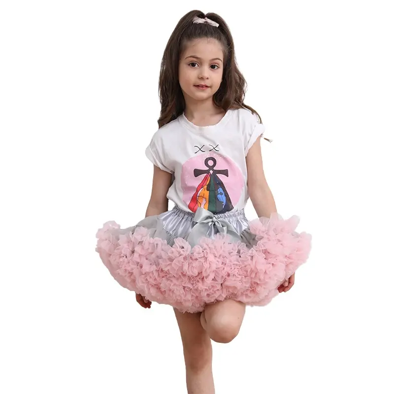 Hot Sale Baby Children Girls Kids Princess Party Skirt Tulle Tutu Pettiskirt
