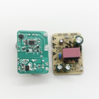 Adaptateur secteur OEM ODM 5V 1.5A 6V 1A 9V 1A 12V 1A 1.5A 2A 24V 0.5A AC100V-240V Niveau VI à faible consommation en veille avec carte PCB