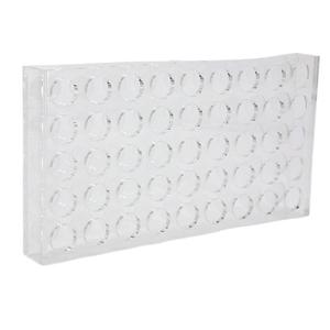 Estante para muestras de Silicon Valley S6693, estante para tubos de ensayo de acrílico para uso en laboratorio - Product Image 1