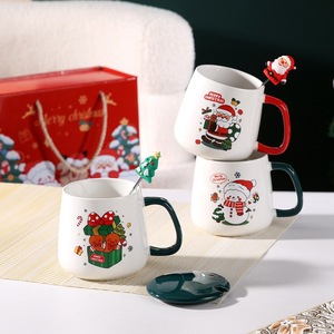 Recién llegados, juego de café inteligente, taza de café de cerámica de Navidad, juego de regalo con calentador de taza, placa calefactora - Product Image 6