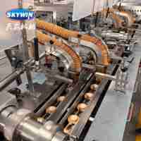 Machine à sandwichs automatiques à haute productivité, nouvelle et très demandée, avec machine d'emballage pour boulangerie - SkywinPack