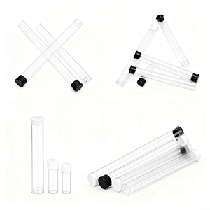 Dayanıklı Şeffaf Silindir Plastik Tüp Şeffaf Ambalaj Silindir Kapak Vidalı Kapak Özelleştirilebilir Gıda Sınıfı - Product Image 6