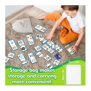 Cảm xúc & cảm xúc Thẻ Câu Đố cảm xúc đồ chơi biểu đồ cho trẻ em xã hội tình cảm hoạt động học tập ngôn ngữ trị liệu Trò chơi - Product Image 6