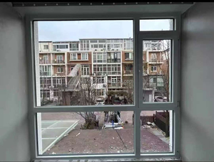 Fenêtres Françaises Grises à Double Vitrage, Fenêtres à Battants en PVC, Fenêtres Oscillo-Battantes, Fenêtres en <span class=keywords><strong>Baie</strong></span>, Fenêtres en PVC - Product Image 3