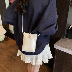 New Mini Phone Bag Fashion Trendy Red Single Shoulder Crossbody <b>Purse</b> Minimalist Solid Color <b>Small</b> Bag for Women - Product Image 4