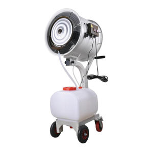 พัดลมไอน้ำอุตสาหกรรม LONGWELL สำหรับภายนอกอาคาร ขนาด 26 นิ้ว 30 นิ้ว พัดลมไอน้ำแบบตั้งพื้น พัดลมไอน้ำแบบพกพา สำหรับใช้ในครัวเรือน พร้อมถังน้ำ - Product Image 5