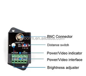 UTP فيديو نشط <span class=keywords><strong>Balun</strong></span> M نشط HD AHD TVI CVI فيديو <span class=keywords><strong>Balun</strong></span> جهاز إرسال واستقبال ملتوي لمراقبة الدوائر التلفزيونية المغلقة - Product Image 3