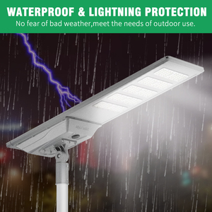 Aluminium <strong>Smart</strong> 220lm/W <strong>Solar</strong> <strong>Lights</strong> Outdoor Lighting Motion Sensor Waterproof 100W 200W 300W All in One <strong>Solar</strong> Street <strong>Light</strong> - Product Image 4