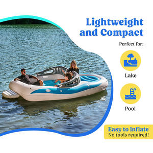 Bote Inflable de PVC para 6 Personas, de Lujo, para Entretenimiento, Ocio, Fiestas, Cruceros, Isla Flotante - Product Image 3