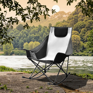 Giá tốt nhất bán buôn Oxford Rocking Chair xách tay có thể gập lại ngồi có thể ngả văn phòng nhà lười biếng ghế ngoài trời - Product Image 6