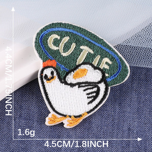 Parche Bordado por Computadora <span class=keywords><strong>con</strong></span> Logotipo, Dibujo Animado, Letra Inglesa, Flor, Accesorios <span class=keywords><strong>para</strong></span> Ropa, Parche de Tela Bordado - Product Image 5