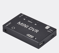 Perekam FPV Mini 5.8G, baterai tanam Video Audio HD FPV DVR untuk suku cadang Monitor penerima balap Drone RC