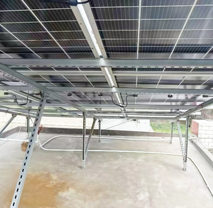 Solar Ground Mount <b>Racking</b> <b>System</b> Solar Carport Mounting Structure Aluminum Ground Bracket Wind Load 60m/s Snow Load 1.4KN/m - Product Image 6