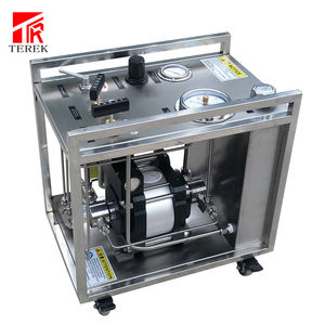 테스트 펌프 호스 발파 벤치 장비 스테인레스 스틸 프레임 용 TEREK LU-LDD-255 고압 공압 액체 부스터 - Product Image 4