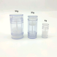 Botol Krim Kosmetik Mini 6G, Botol Kosong Plastik Putar Up Putih
