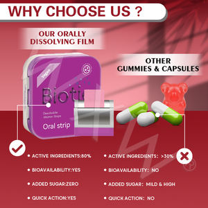 Comprimés buccaux à dissolution personnalisés, supplément biotique, film de bonbons, vitamine, cheveux, peau et ongles sains, comprimés buccaux à dissolution - Product Image 6