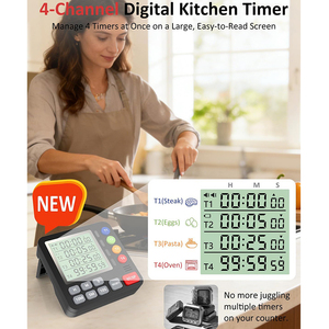 Cronómetro Digital Magnético de Escritorio J&R 10M 5M 10S de Ajuste Rápido con Temporizador de <span class=keywords><strong>Cuenta</strong></span> Regresiva de 4 Grupos para Laboratorio - Product Image 4