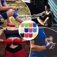 Bandage Cohésif Élastique Coloré 5cm*4.5m Imperméable Auto-Adhésif en Latex Non Tissé – Échantillon Disponible