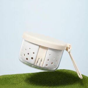 Ensemble de contenants de stockage alimentaire en plastique à double couche pour salades, légumes et fruits, avec couvercle hermétique à fermeture à clapet, pour yaourts, rangement de cuisine - Product Image 2