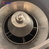 Mesin Pemisah Glutamat Otomatis Vertikal PLGZ, Pengikis Pelat Kecepatan Tinggi, Sentrifugal Pembuangan Bawah, Motor 15KW, 170L