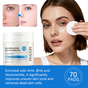 Disques démaquillants en coton MOOYAM à marque privée, contrôle du sébum, hydratants et nettoyants en profondeur pour les pores, masque en coton - Product Image 5