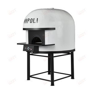 Italy Commercial Electric <strong>Food</strong> Pizza Kiln Oven Single Desktop <strong>Standing</strong> Electric Round Oven Pizza 600C Chain Pizza Store Use - Product Image 5