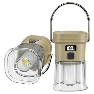 Rechargeable COB Camping Lantern Digital <b>Power</b> Display Portable LED Tent Light IP44 Waterproof Outdoor Hanging <b>Lamp</b> - Product Image 2