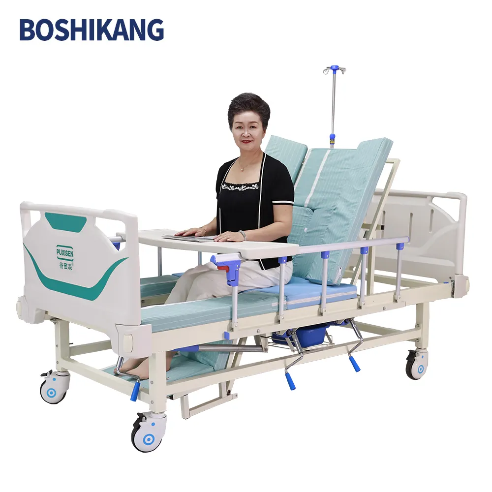 High Quality patient bed with attach chair second hand medical bed free used hospital beds