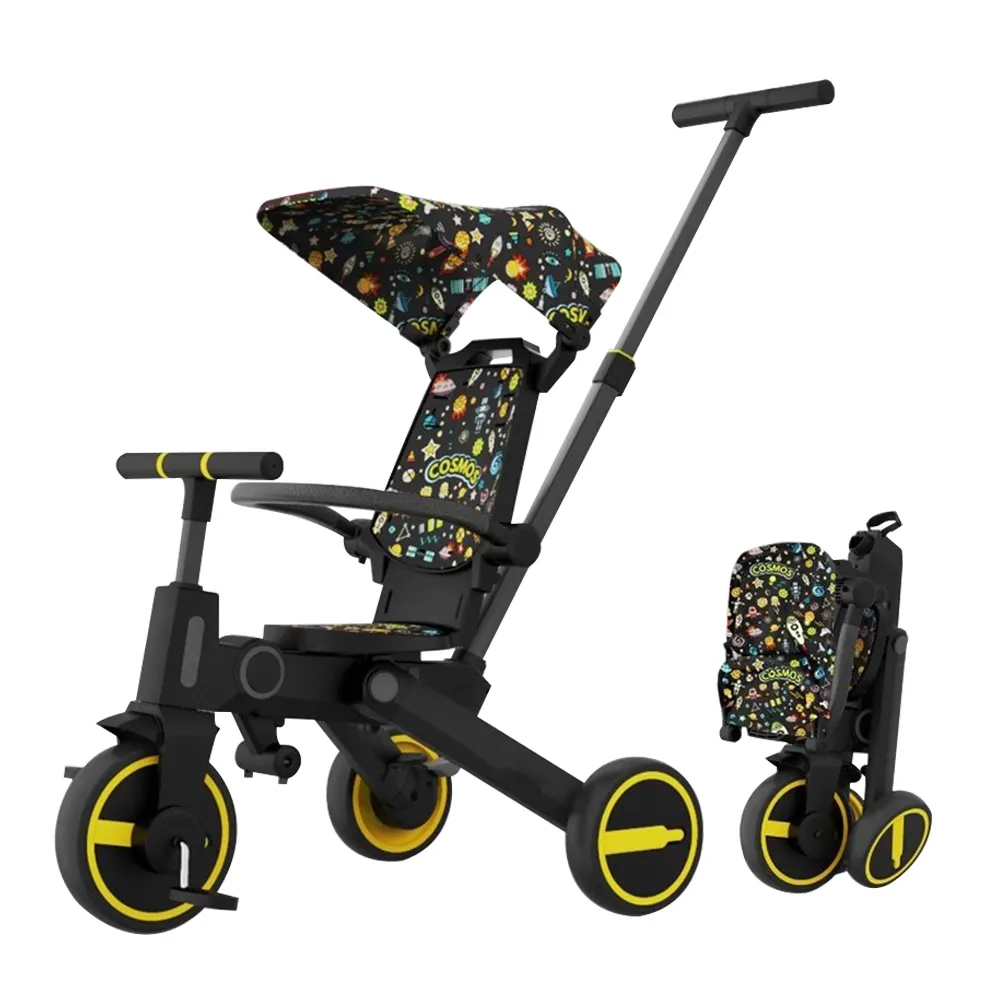 Роскошная многофункциональная детская коляска BEBELUX 5 в 1, детская складная коляска, велосипед, трехколесный велосипед, детская коляска