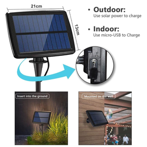 ไฟ LED พลังงานแสงอาทิตย์ G40กันน้ำสำหรับตกแต่งสวนและกลางแจ้งสำหรับเทศกาลคริสต์มาส - Product Image 6