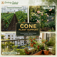 Support de plante en fer robuste et élégant, treillis peu encombrant, facile à assembler, pour jardin, patio, balcon, cour, vente en gros, usine, usage commercial