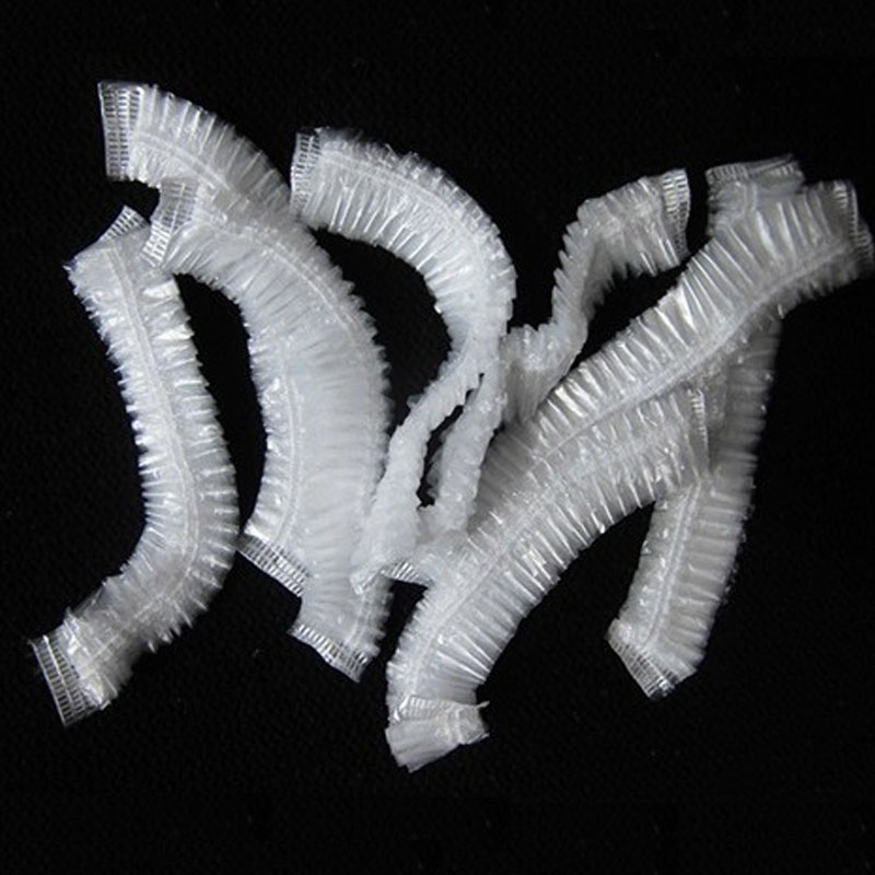 Прозрачная Водонепроницаемая пластиковая одноразовая Крышка для душа для ванной отеля