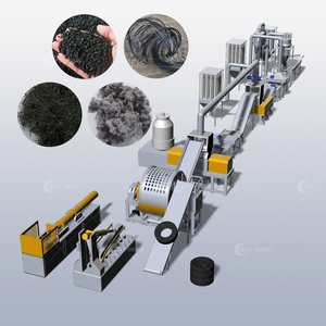 Nhà máy thương mại tự động chất thải lốp nhà máy tái chế lốp xe tái chế dây chuyền sản xuất lốp tái chế - Product Image 2