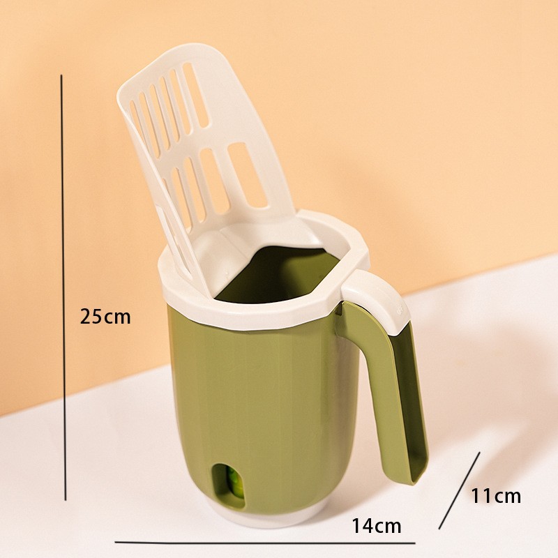 [Nouvelle pelle à litière pour chat d'une seule pièce] Vert