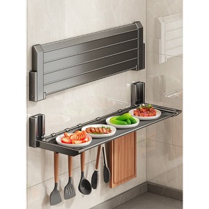 ชั้นวางเตรียมอาหารแบบติดผนัง 39 ซม. อเนกประสงค์ สีเทากันเมทัล - Product Image 1