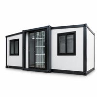Maison modulaire en conteneur de 40 pieds, maison préfabriquée en conteneur maritime pour bureau, chambre et salon