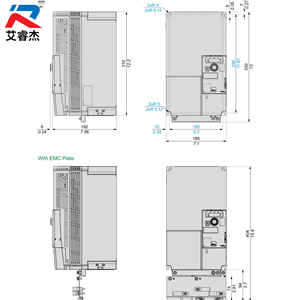 Convertidor de frecuencia ATV320D15S6C, nuevo original, trifásico, 525-600V, 15KW, serie ATV320, convertidor de frecuencia compacto - Product Image 3