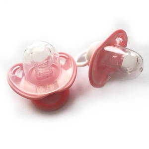 Sucette en gel de silice transparente, douce et lisse, pour bébé, vente directe d'usine, apaisante pour la dentition - Product Image 5