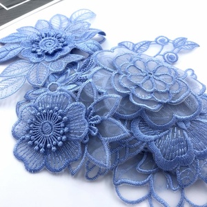 Exquisite Applique Craft Effect Luxury New Style Lace Patch Flower Embroidery Patches for Clothing - Product Image 3