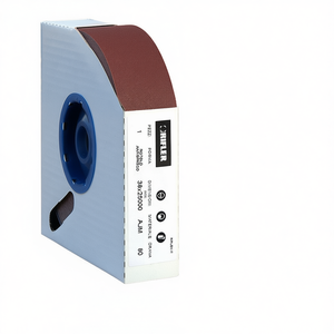 Rouleau abrasif anti-gaspillage Fervi 39x2500mm grain 80 en oxyde d'aluminium pour ponçage des métaux - Product Image 2