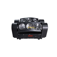 Double tête 6 yeux 6x10w RGBW 4 IN 1mini led spider light led dj light stage light