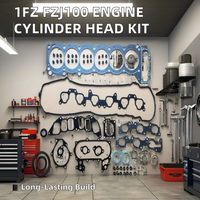 Kit Gasket Overhaul Mesin Lengkap OE 04111-66054 untuk Mesin Bensin 1FZ-FE 4.5L Cocok untuk Land Cruiser Seri 80